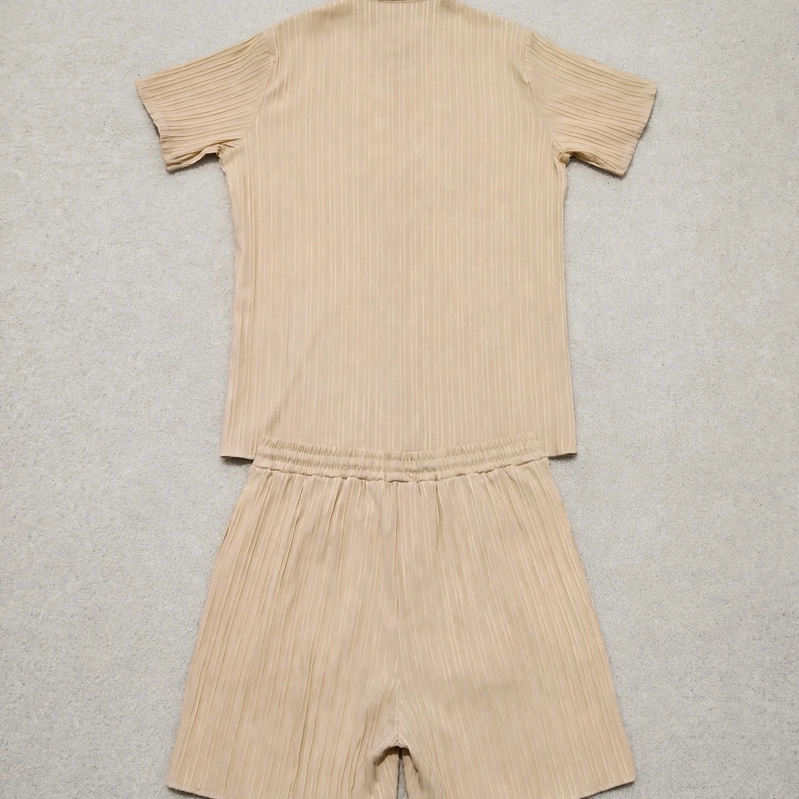 Heren zomerset 2-delig shirt+short grijs NIEUW  – photo 5